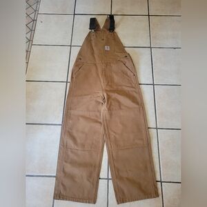 Carhartt Tan Cotton Overalls